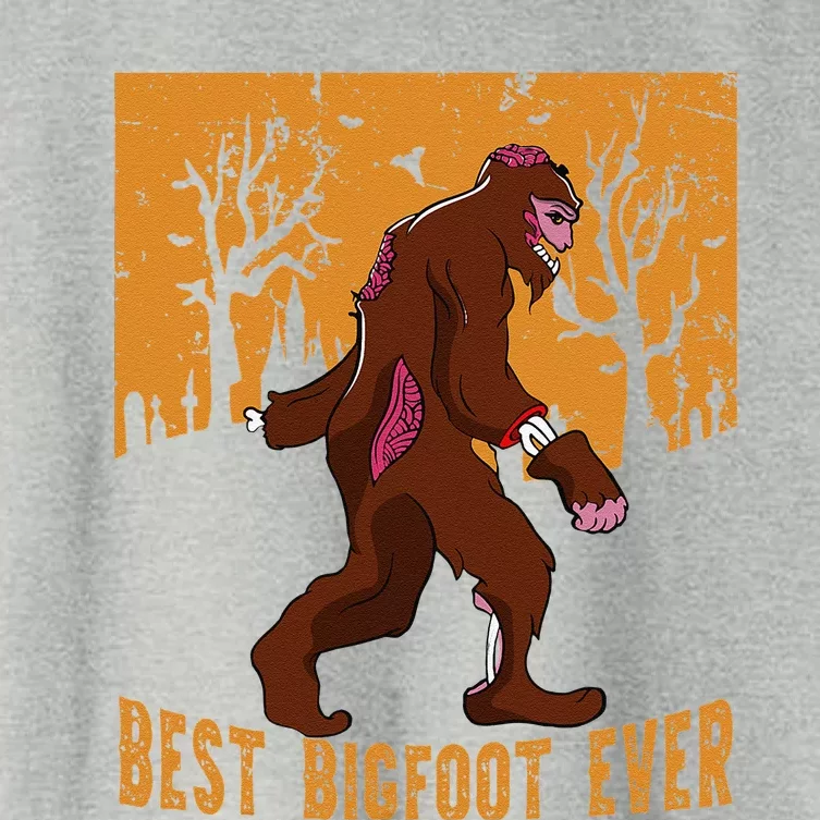 Best Bigfoot Ever Best Halloween Bigfoot Costume Gift Women's Crop Top Tee