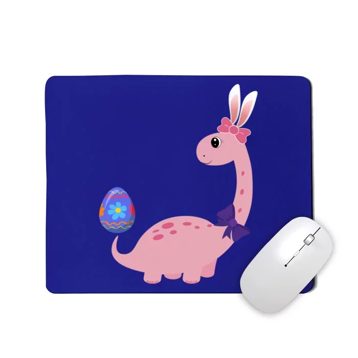 Brontosaurus Bunny Ears Egg Easter Day Dinosaur Dino Funny Gift Mousepad