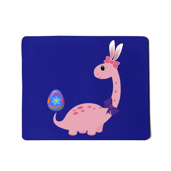 Brontosaurus Bunny Ears Egg Easter Day Dinosaur Dino Funny Gift Mousepad