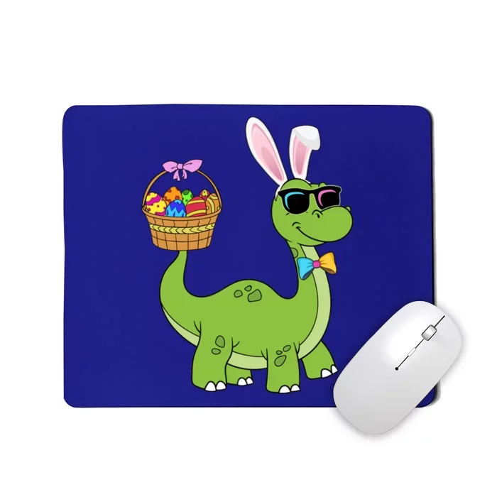 Brontosaurus Bunny Ears Egg Easter Day Dinosaur Dino Cute Gift Mousepad