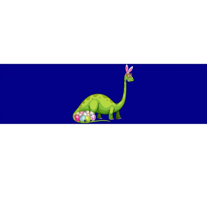 Brontosaurus Bunny Ears Egg Easter Day Dinosaur Dino Gift Bumper Sticker