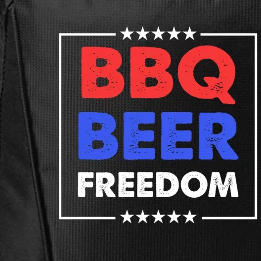 Bbq Beer Freedom Gift Bbq Beer Freedom Cute Gift City Backpack