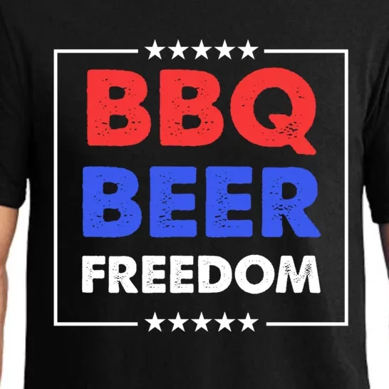 Bbq Beer Freedom Gift Bbq Beer Freedom Cute Gift Pajama Set