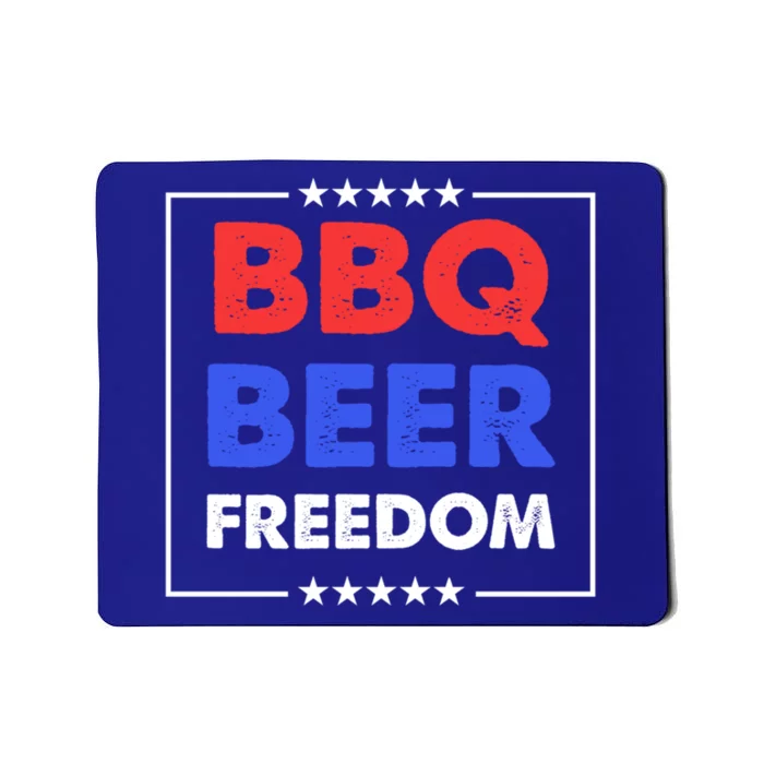 Bbq Beer Freedom Gift Bbq Beer Freedom Cute Gift Mousepad