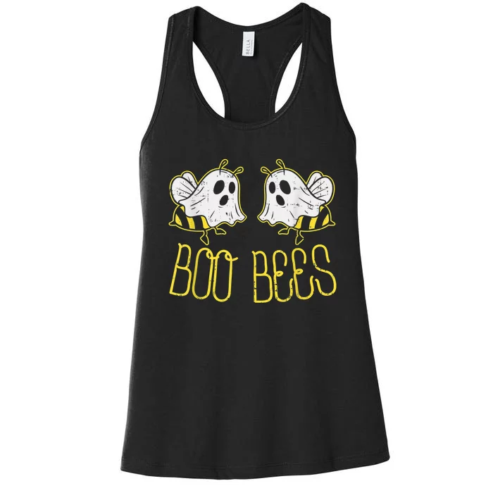 Boo Bees Funny Couples Halloween Costume For Adult Her Wo Women's Racerback Tank