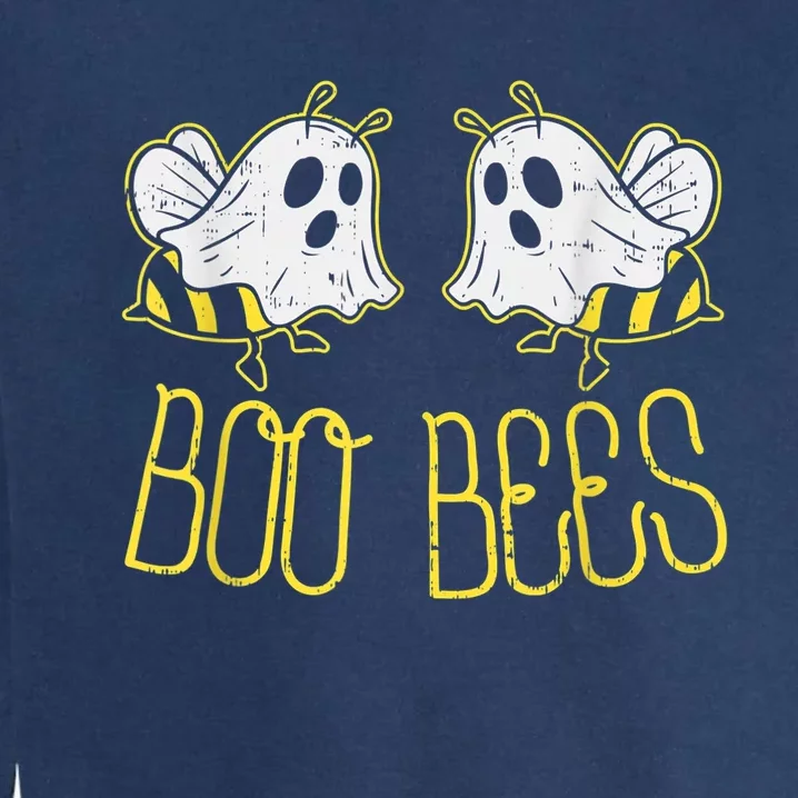 Boo Bees Funny Couples Halloween Costume For Adult Her Wo Garment-Dyed Sweatshirt