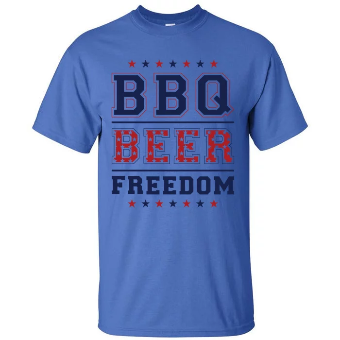 Bbq Beer Freedom Great Gift Tall T-Shirt