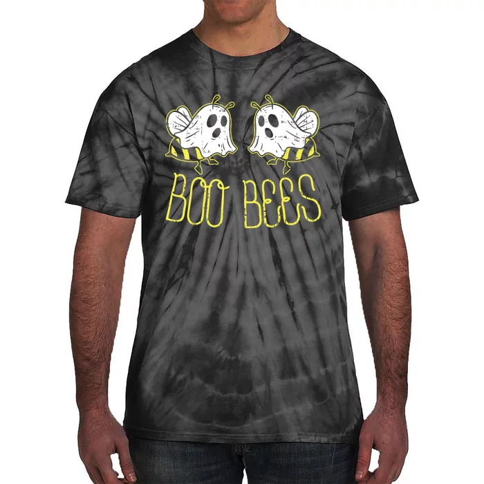 Boo Bees Funny Couples Halloween Costume For Adult Her Tie-Dye T-Shirt