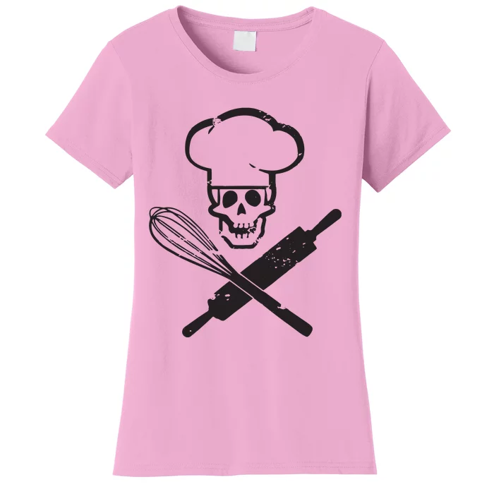 Badass Baker Funny Baking I Love Baking Humor Tee Women's T-Shirt