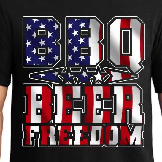 Bbq Beer Freedom Gift Pajama Set