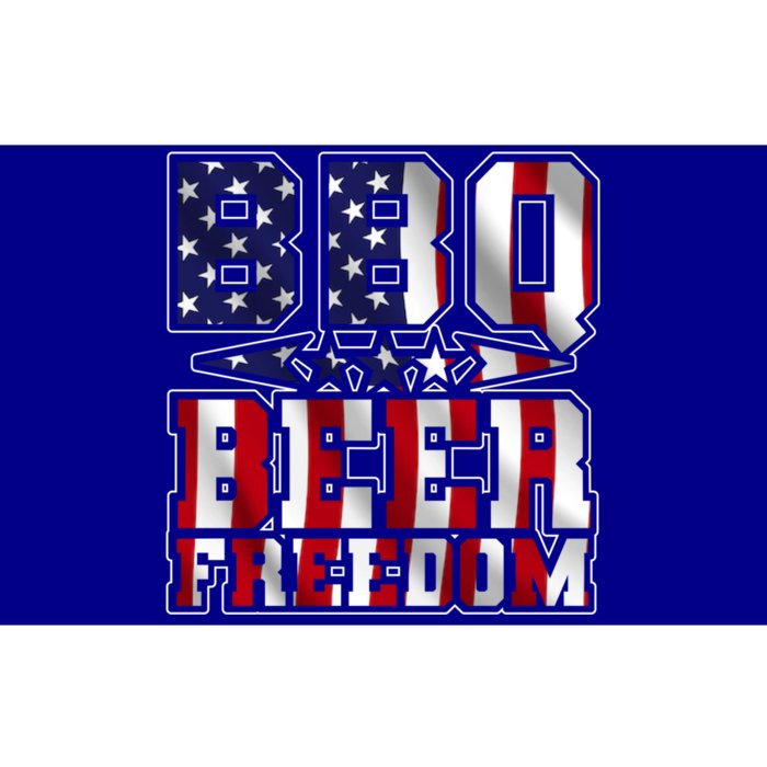 Bbq Beer Freedom Gift Bumper Sticker