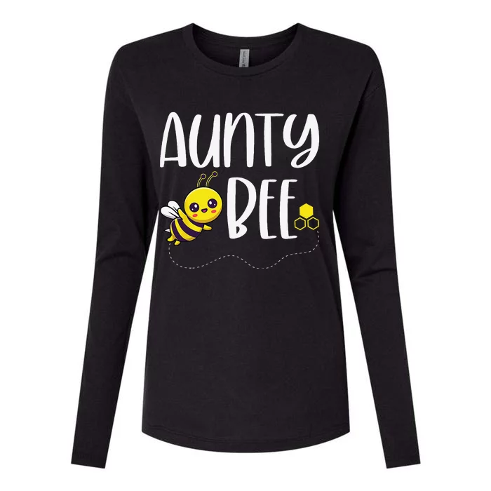 Birthday Bee Family Matching Aunty Bee Auntie Beekeeper Aunt Womens Cotton Relaxed Long Sleeve T-Shirt