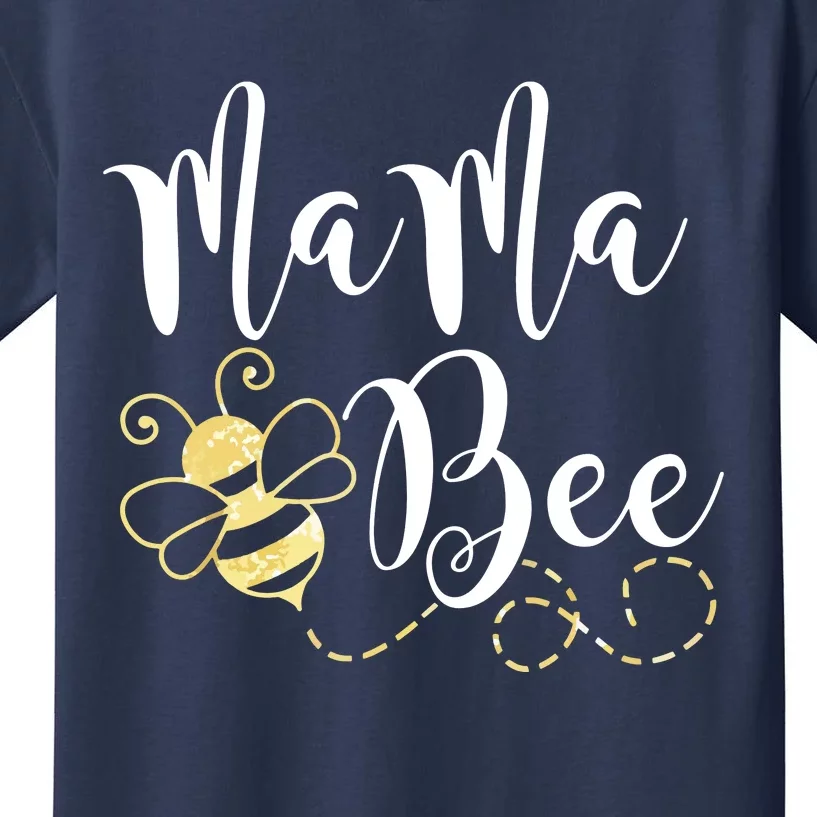 Birthday Bee Family Mama Bee Mom Mothers Gift For Women Kids T-Shirt