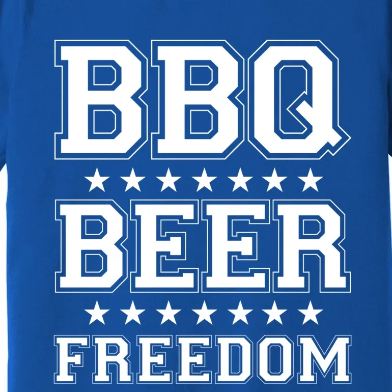 Bbq Beer Freedom America Usa America 2020 Proud American Gift Premium T-Shirt