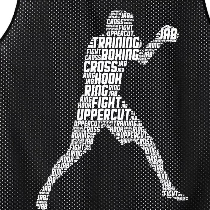 Boxer Boxing Funny Mesh Reversible Basketball Jersey Tank