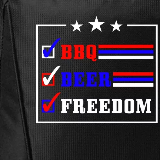 Bbq Beer Freedom Gift City Backpack