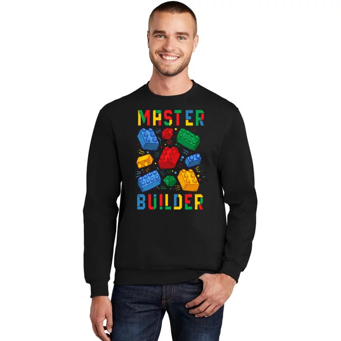 Brick Builder Funny Blocks Master Builder Sweatshirt