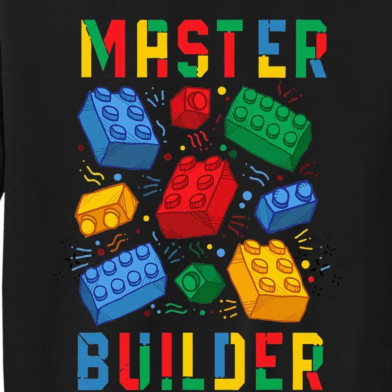 Brick Builder Funny Blocks Master Builder Sweatshirt