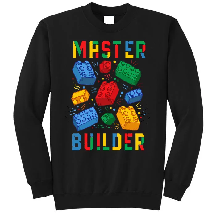 Brick Builder Funny Blocks Master Builder Sweatshirt