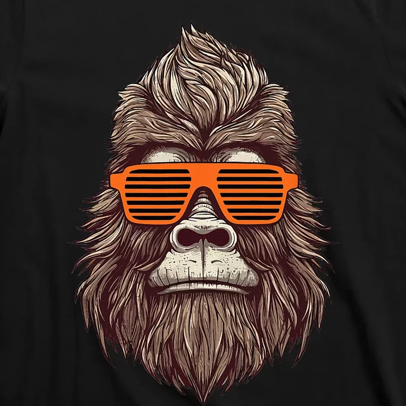 Bigfoot Birthday for Cool Striped Animal Theme Party T-Shirt