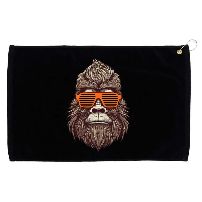 Bigfoot Birthday for Cool Striped Animal Theme Party Grommeted Golf Towel