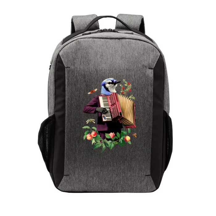 Blue Bird Fancy Animal Musician Vector Backpack