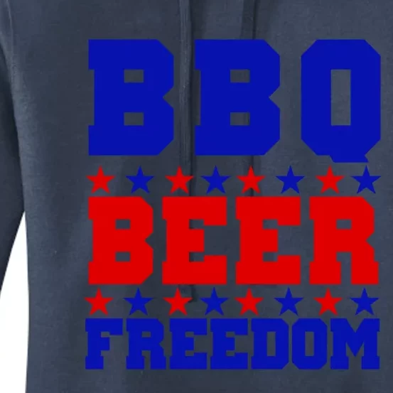 Bbq Beer Freedom Meaningful Gift Women's Pullover Hoodie