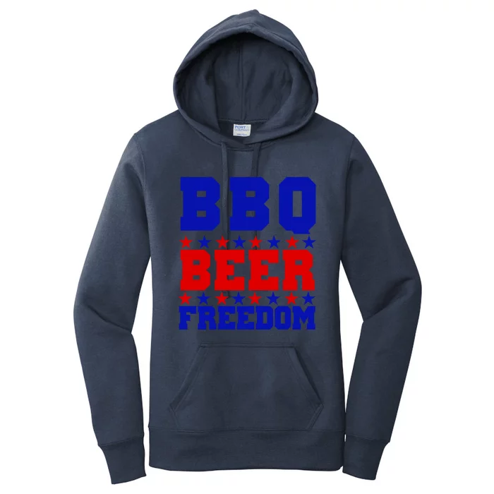 Bbq Beer Freedom Meaningful Gift Women's Pullover Hoodie