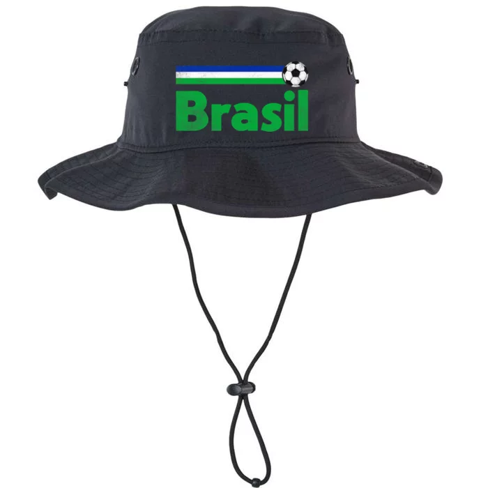 Brasil Brazil Fan Retro Vintage Flag Legacy Cool Fit Booney Bucket Hat