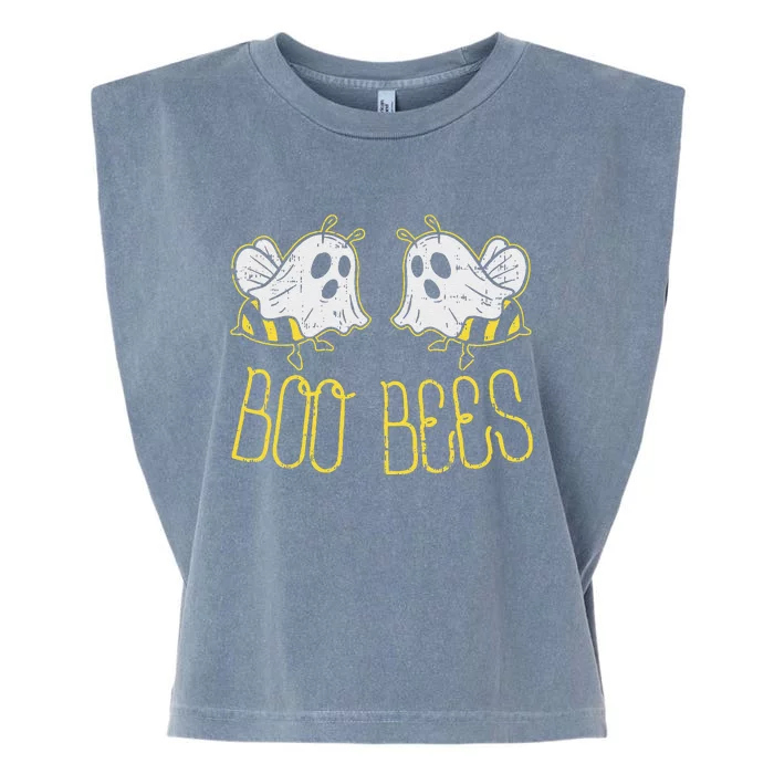 Boo Bees Funny Couples Halloween Garment-Dyed Women's Muscle Tee