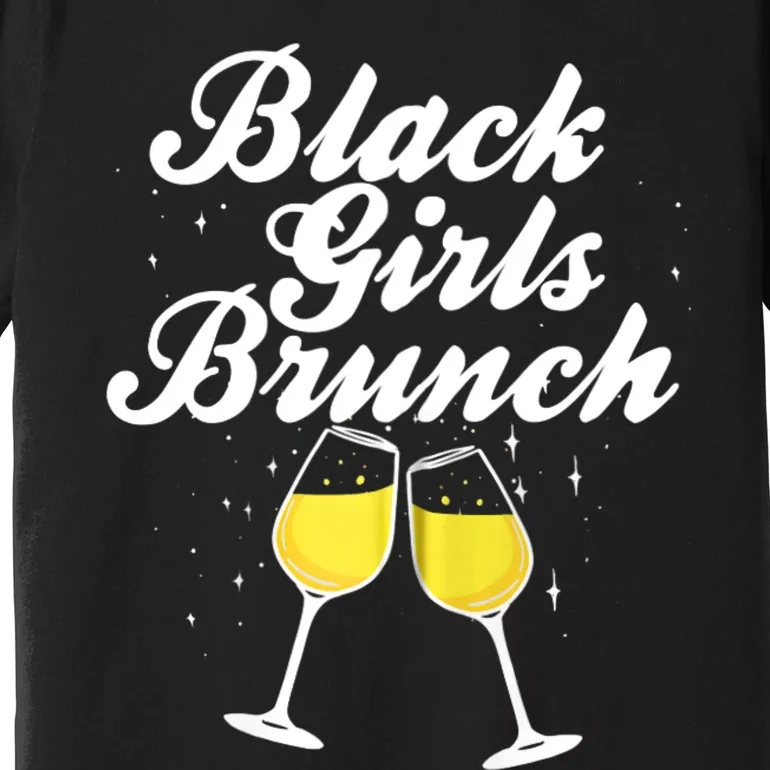 Black Brunch Funny Mimosa Black Brunch Premium T-Shirt