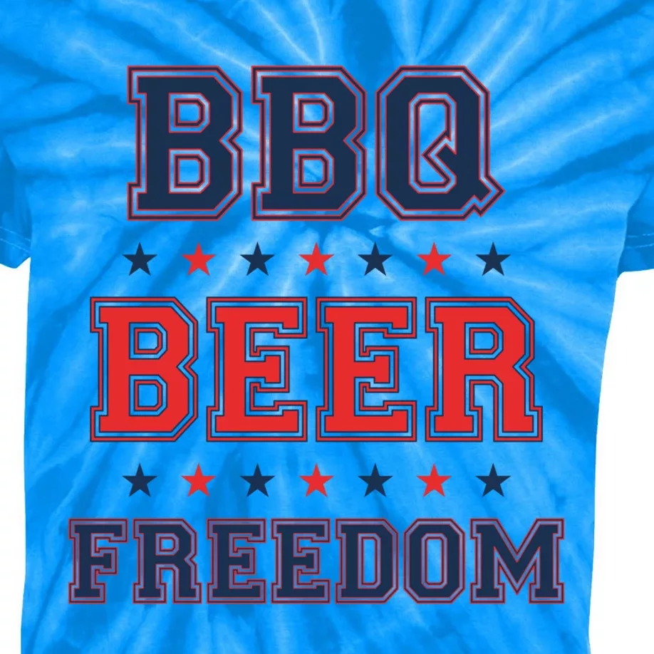 Bbq Beer Freedom Usa Nevada Protester Election Cute Gift Kids Tie-Dye T-Shirt