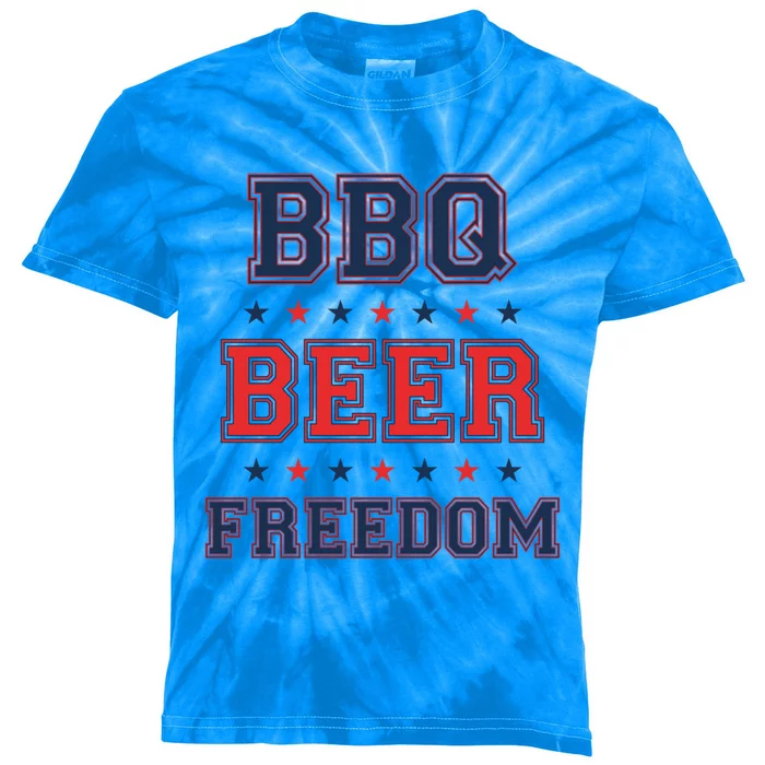 Bbq Beer Freedom Usa Nevada Protester Election Cute Gift Kids Tie-Dye T-Shirt