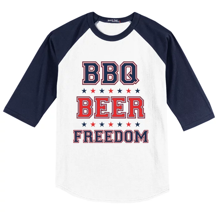 Bbq Beer Freedom Usa Nevada Protester Election Cute Gift Baseball Sleeve Shirt