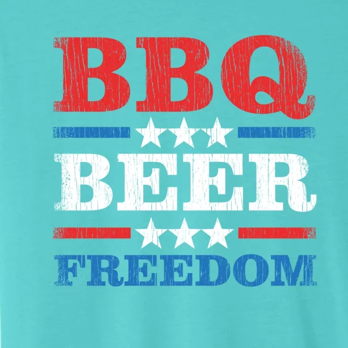 Bbq Beer Freedom Usa Party Gift Great Gift ChromaSoft Performance T-Shirt