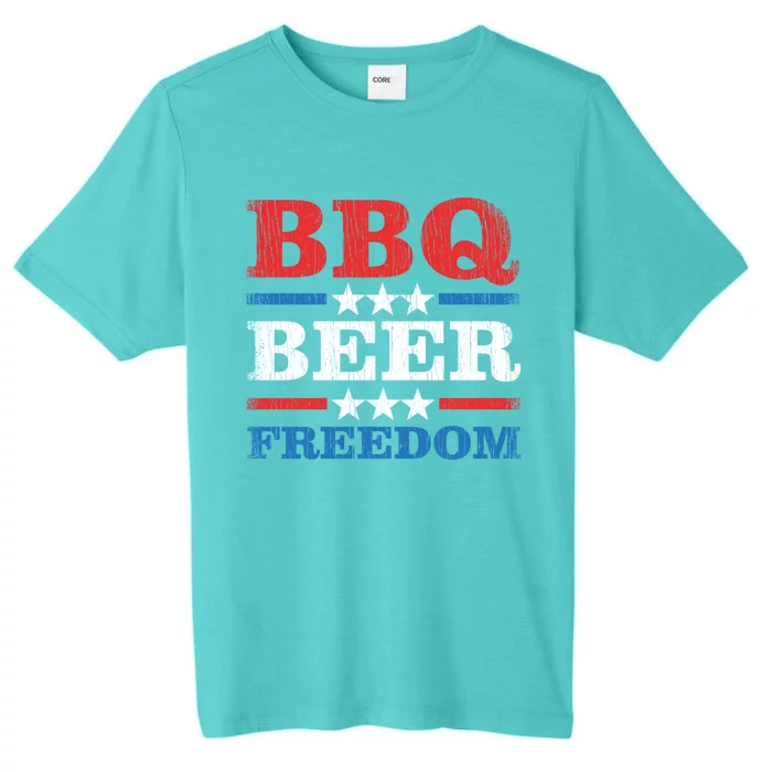 Bbq Beer Freedom Usa Party Gift Great Gift ChromaSoft Performance T-Shirt