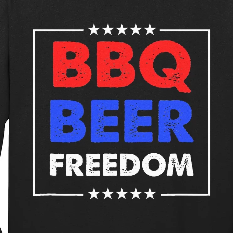 BBQ Beer Freedom Long Sleeve Shirt