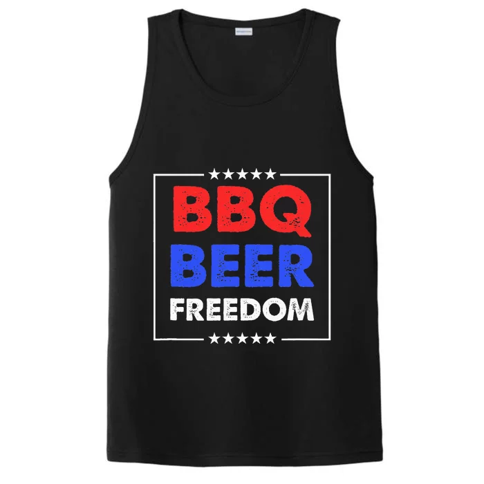 BBQ Beer Freedom Performance Tank