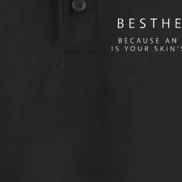 Besthetician Best Friend Esthetician Skin Esthetician Dry Zone Grid Performance Polo