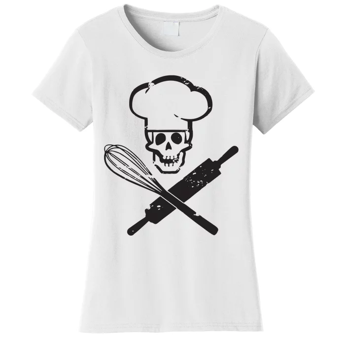 Badass Baker Funny Baking I Love Baking Humor Women's T-Shirt