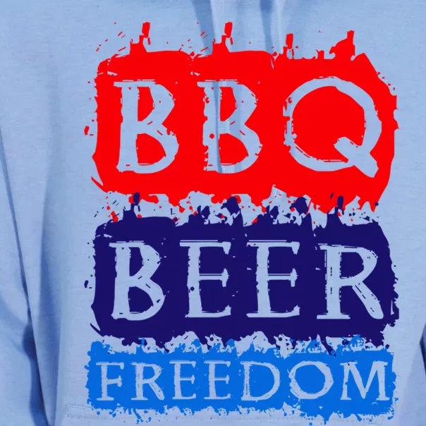 Bbq Beer Freedom For All Americans Gift Unisex Surf Hoodie