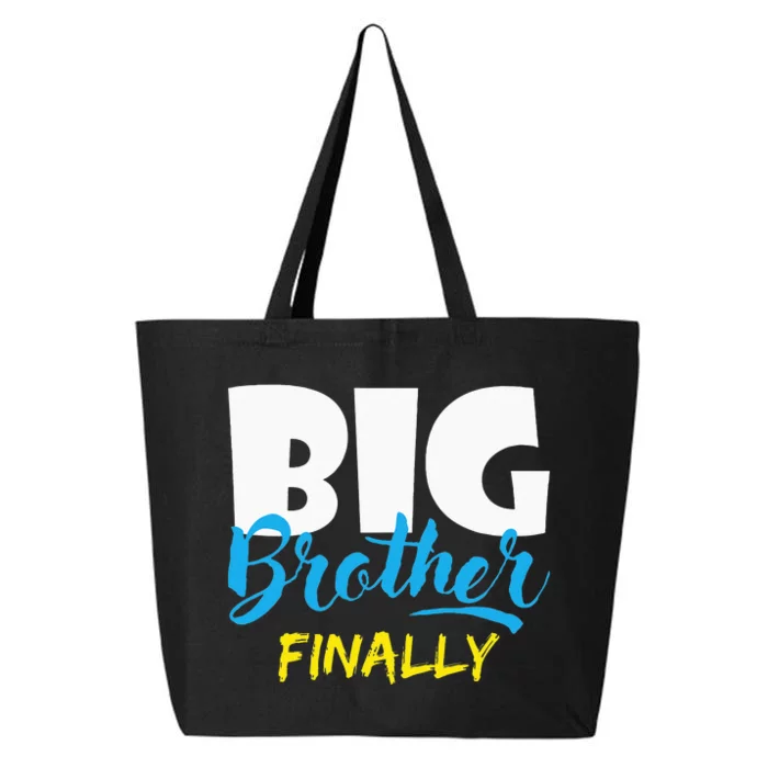 Big Brother Finally Pregnancy Announcement Baby Shower 25L Jumbo Tote