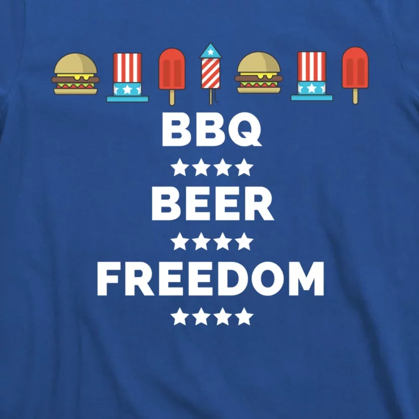 Bbq Beer Freedom Gift T-Shirt