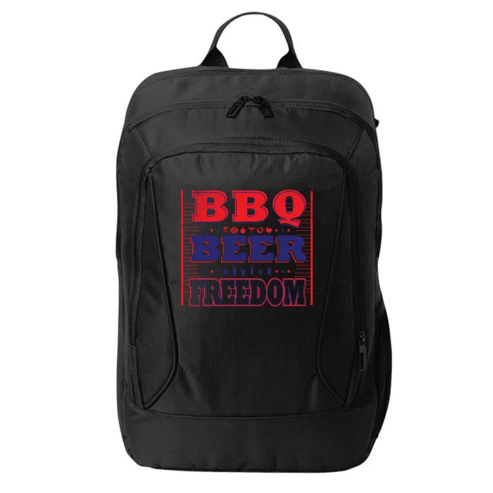 Bbq Beer Freedom Gift City Backpack