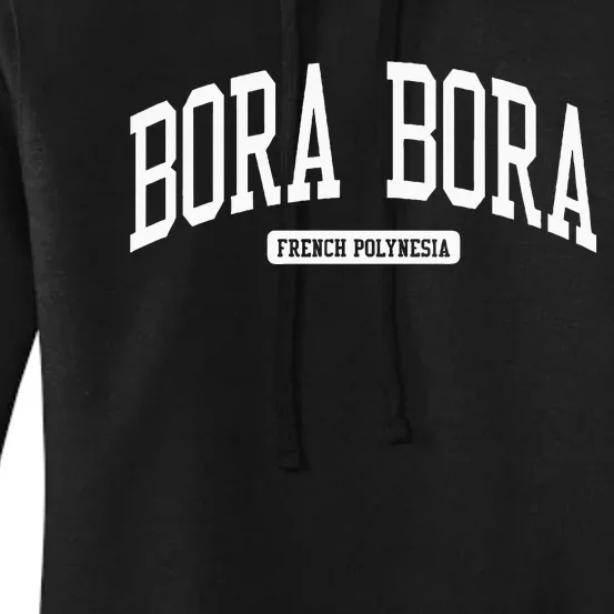 Bora Bora French Polynesia College University Style Women's Pullover Hoodie