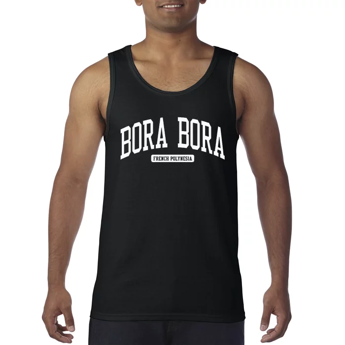 Bora Bora French Polynesia College University Style Tank Top