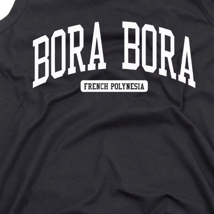 Bora Bora French Polynesia College University Style Tank Top