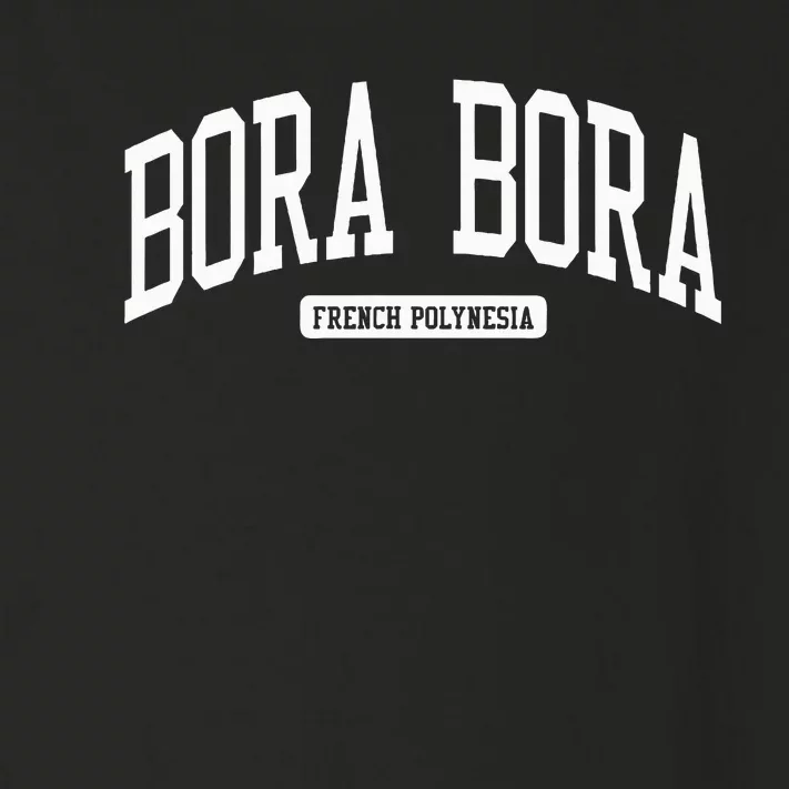 Bora Bora French Polynesia College University Style Toddler Long Sleeve Shirt