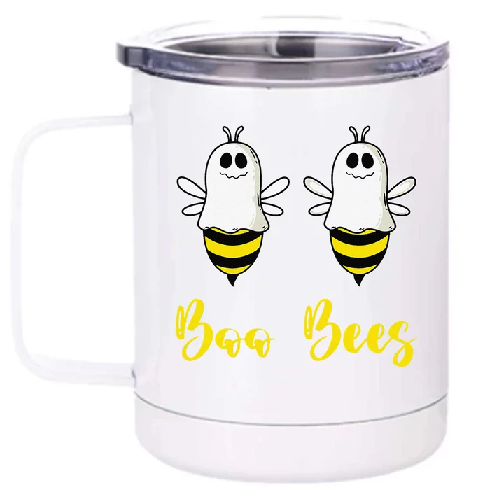 Boo Beez Funny Bee Halloween Costume Bees Front & Back 12oz Stainless Steel Tumbler Cup