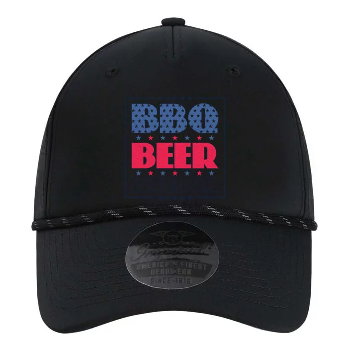 Bbq Beer Freedom Patriotic American Flag Summer Parade Meaningful Gift Performance The Dyno Cap